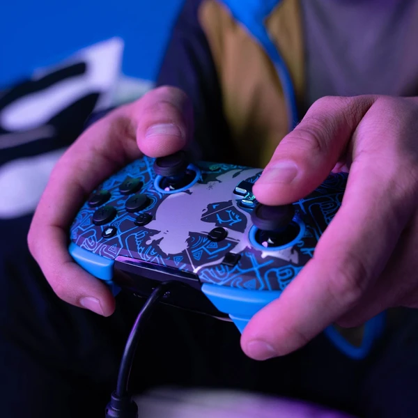 PDP Padwired Rematch drátový ovladač GITD - Zelda Sheikah (Switch) - Herní ovladače - Obrázek M7B6000O01