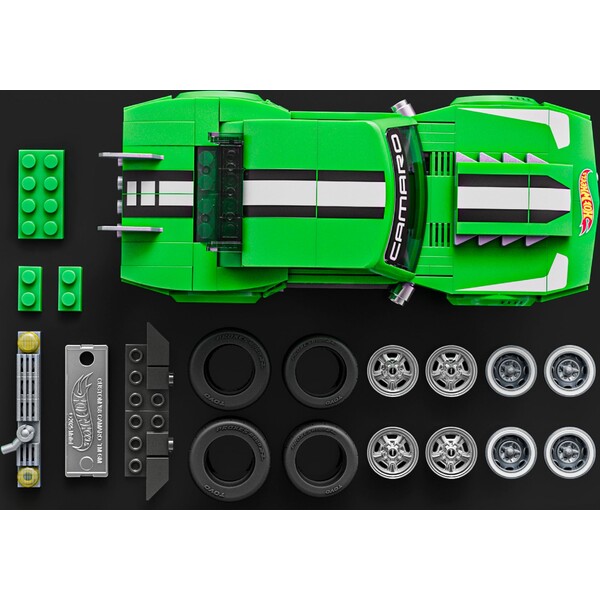 Mattel Brick Shop sestavitelný model Hot Wheels - Custom 68 Camaro (Speed series) - Stavebnice - Obrázek MA6L000K01