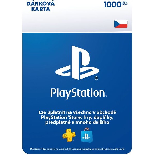 Levně PlayStation Store - Dárková karta 1000 Kč (digitální verze)