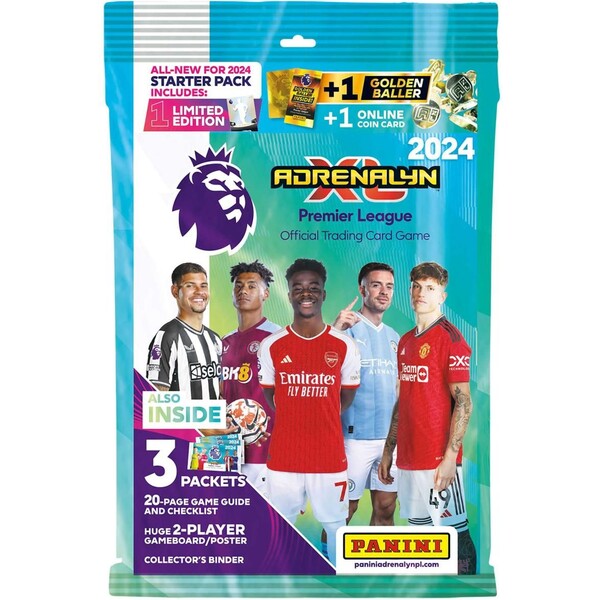 Levně Fotbalové karty PANINI Premier League 2023/2024 Adrenalyn - starter set