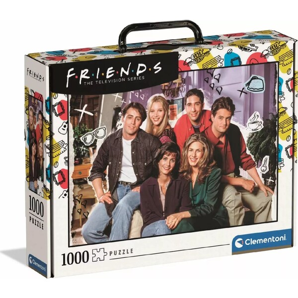 Levně Puzzle v kufříku Friends (1000)