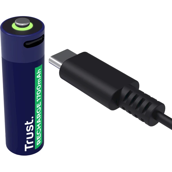 Trust USB-C dobíjecí baterie AA - 2ks - Baterie - Obrázek MFAL000K01