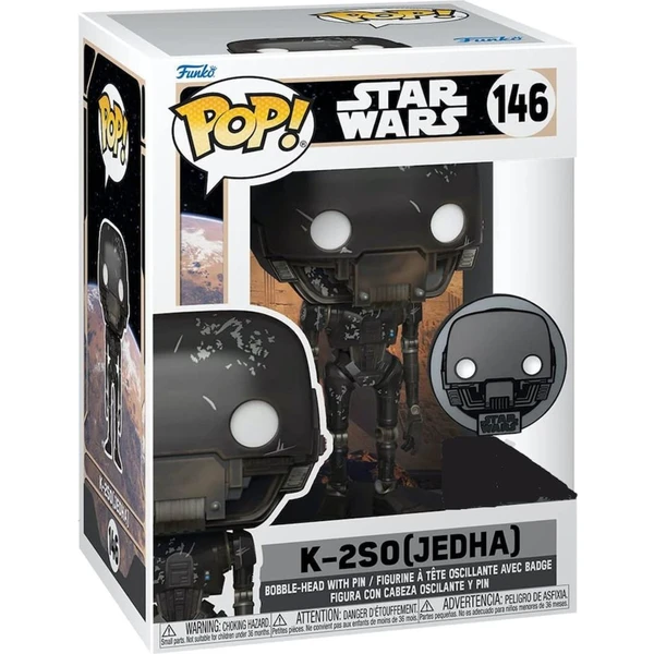 Funko POP! #146 Star Wars: ATG- K-2SO w/Pin - JRC.cz