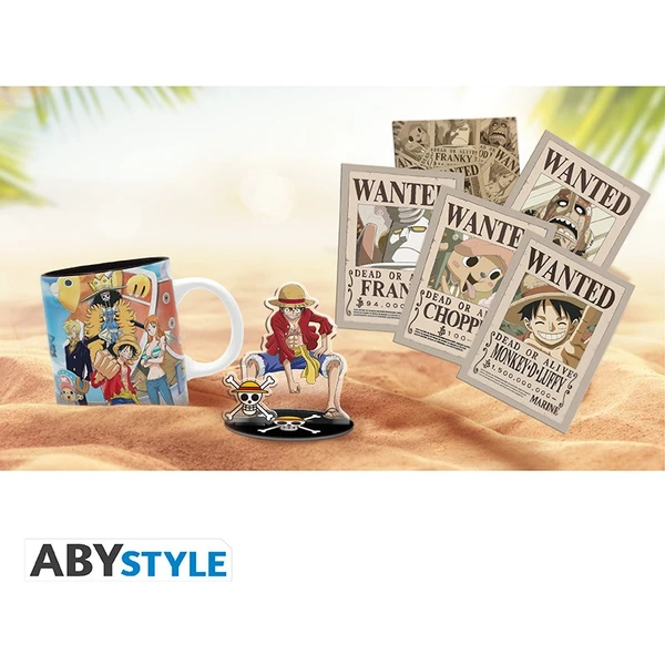 Dárkový set One Piece - Hrnek, figurka a set pohlednic - Dárkové sety - Obrázek MO2T100501