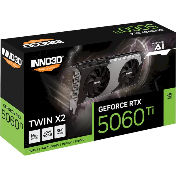 INNO3D NVIDIA GeForce RTX 5060 Ti Twin X2 16GB GDDR7 - Grafické karty - Obrázek MQWH000K01