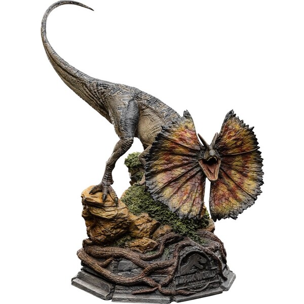 Levně Soška Iron Studios Jurassic World - Dilophosaurus Art Scale 1/10