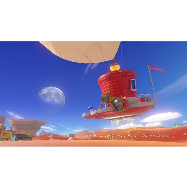 Nintendo Switch konzole červená - Super Mario Odyssey bundle - Konzole - Obrázek MWNM300401