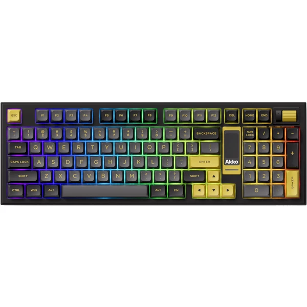 Akko 5098B Plus Akko Piano Pro V3 herní klávesnice (US) černo zlatá - Klávesnice - Hlavní obrázek