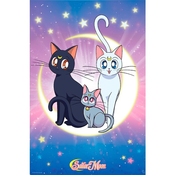 Levně Plakát Sailor Moon - Luna, Artemis & Diana (45)