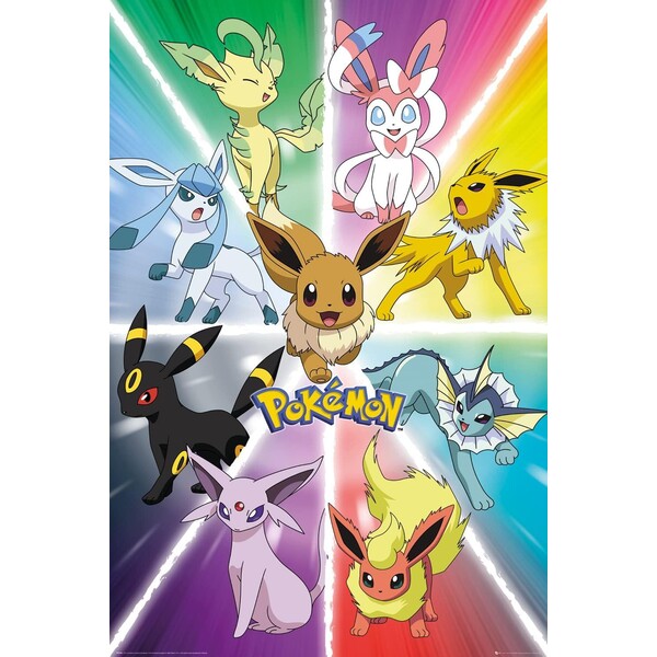 Levně Plakát Pokemon - Eevee Evolution (74)