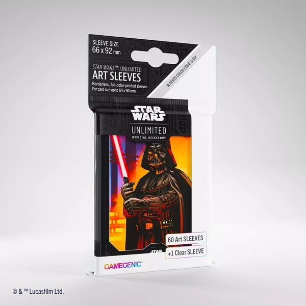 Levně Gamegenic - Star Wars: Unlimited Art Sleeves - Darth Vader