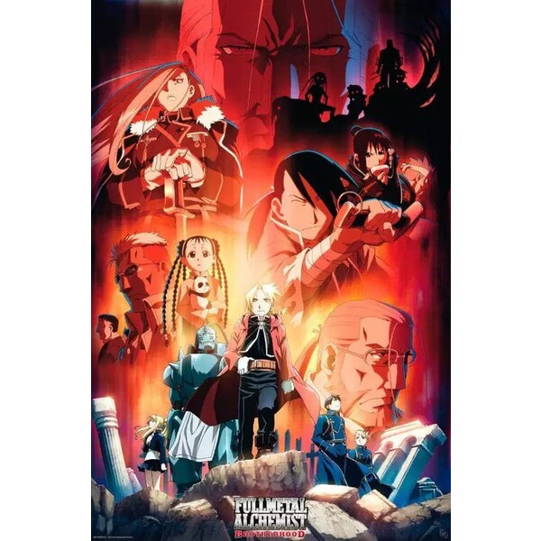 Levně Plakát Fullmetal Alchemist - Key Art (109)