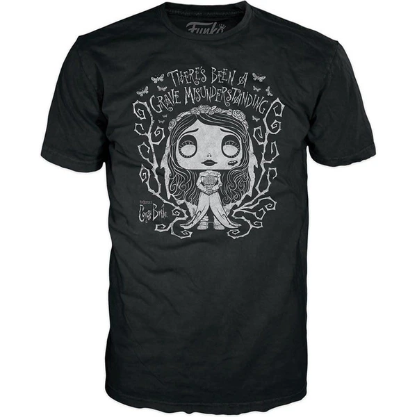 Funko POP! & Tee Box: Corpse Bride - Emily (BLKLT) S - Dárkové sety - Obrázek N3L8000K01