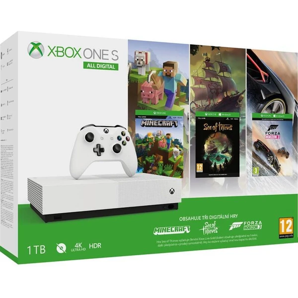 Xbox One S 1TB All-Digital - Konzole - Obrázek N4LF000K01