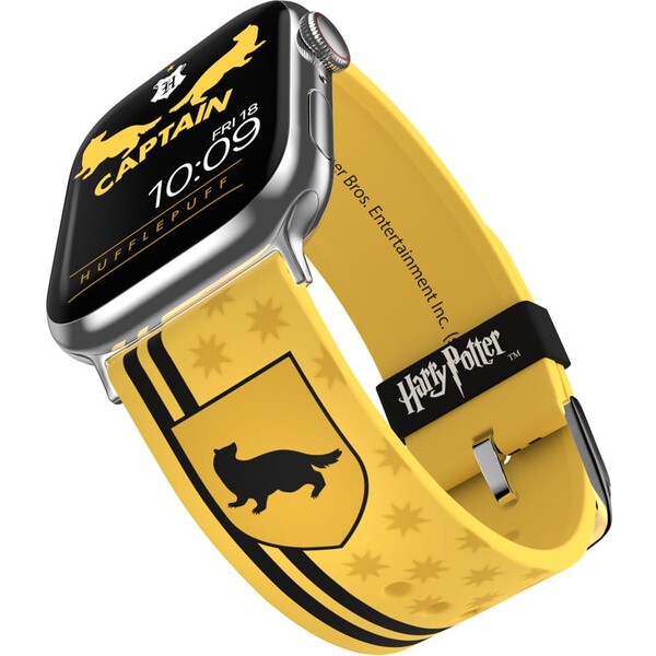 Levně Moby Fox Harry Potter - Hufflepuff řemínek pro Apple Watch (38/40/42/44 mm) a chytré hodinky (22 mm)