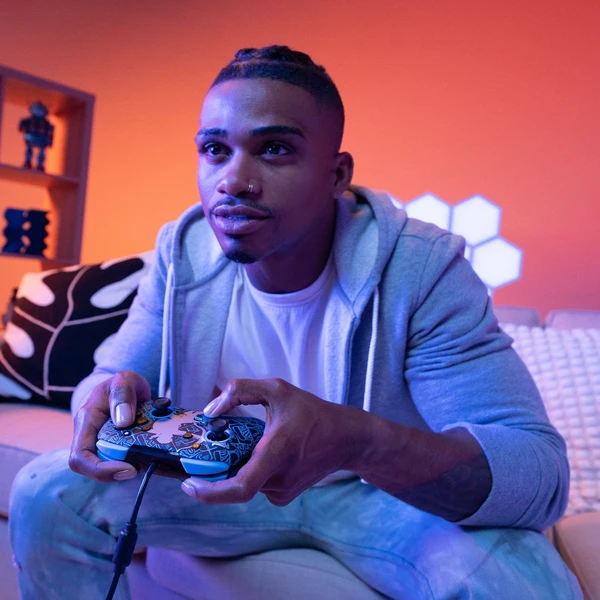 PDP Padwired Rematch drátový ovladač GITD - Zelda Sheikah (Switch) - Herní ovladače - Obrázek N7B6000O01