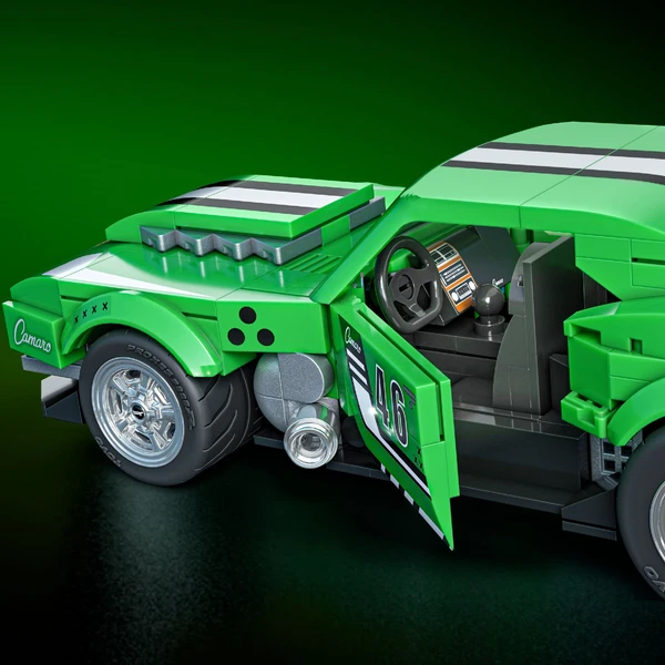 Mattel Brick Shop sestavitelný model Hot Wheels - Custom 68 Camaro (Speed series) - Stavebnice - Obrázek NA6L000K01