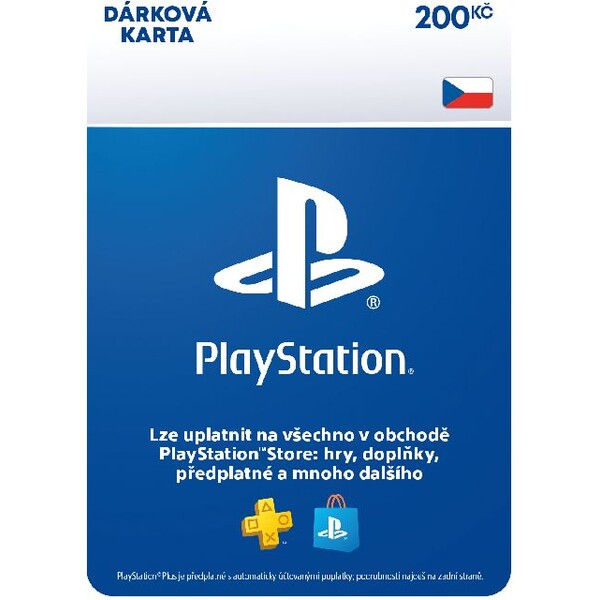 Levně PlayStation Store - Dárková karta 200 Kč (digitální verze)