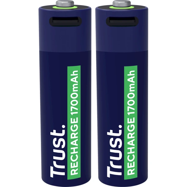 Trust USB-C dobíjecí baterie AA - 2ks - Baterie - Obrázek NFAL000K01