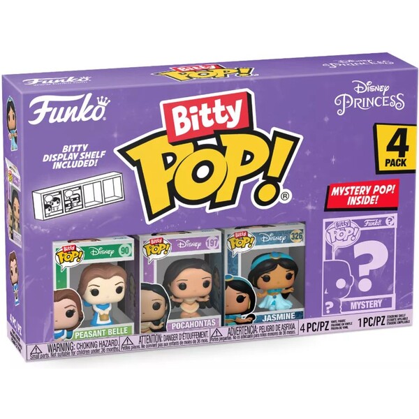 Levně Funko Bitty POP! Disney Princess - Belle 4 pack