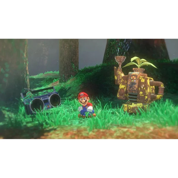 Nintendo Switch konzole červená - Super Mario Odyssey bundle - Konzole - Obrázek NWNM300401