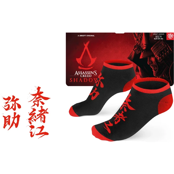Ponožky Assassin's Creed Shadows kotníkové 39/46 - Ponožky - Obrázek O018000P01