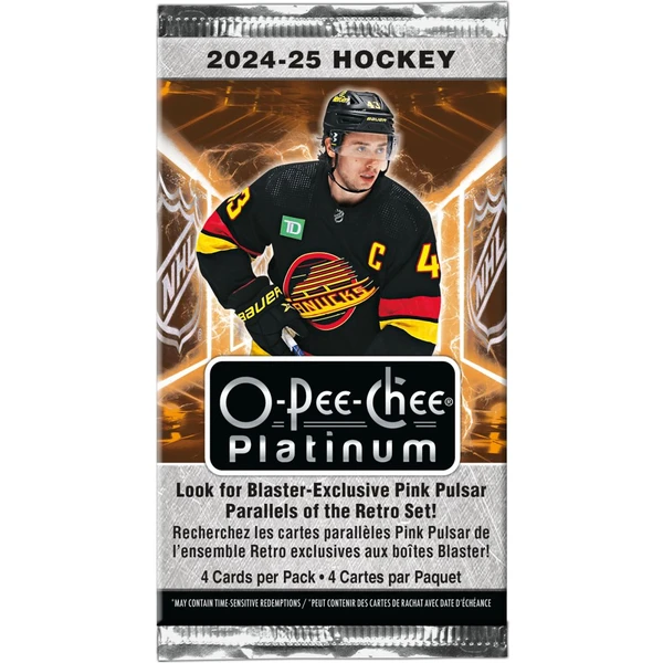 2024-25 Upper Deck O-Pee-Chee Platinum Hockey Blaster Box  - Hokejové karty - Obrázek O0BE000K01