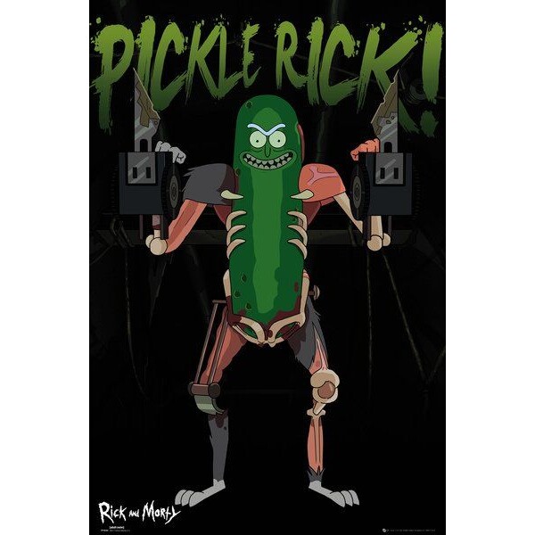 Levně Plakát Rick and Morty - Pickle Rick (8)