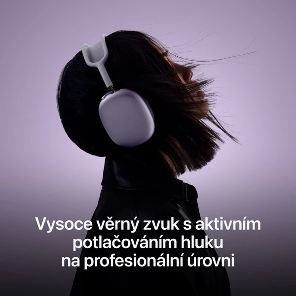 Apple AirPods Max (2024) bezdrátová sluchátka hvězdně bílá - Sluchátka - Obrázek O2R7000K01