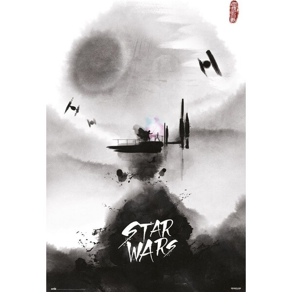 Levně Plakát Star Wars - Ink (136)