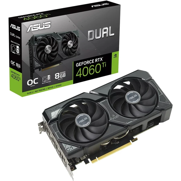 ASUS Dual NVIDIA GeForce RTX 4060 Ti SSD OC Edition 8GB GDDR6 - Grafické karty - Obrázek O6F5000N01