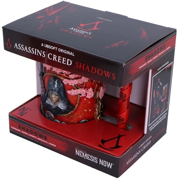 Korbel Nemesis Now Assassin's Creed: Shadows 14,5 cm - Hrnky - Obrázek O7QE000N01