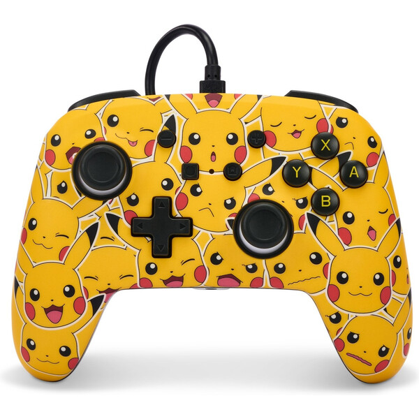 Levně PowerA Enhanced drátový herní ovladač - Pikachu Moods (Switch)