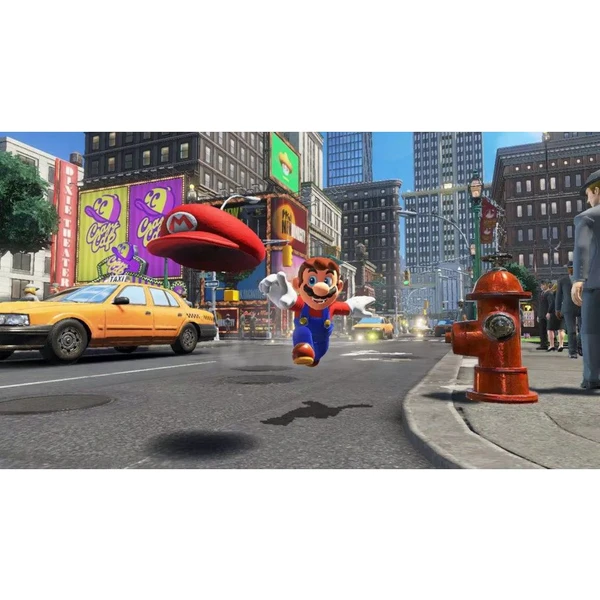 Nintendo Switch konzole červená - Super Mario Odyssey bundle - Konzole - Obrázek OWNM300401
