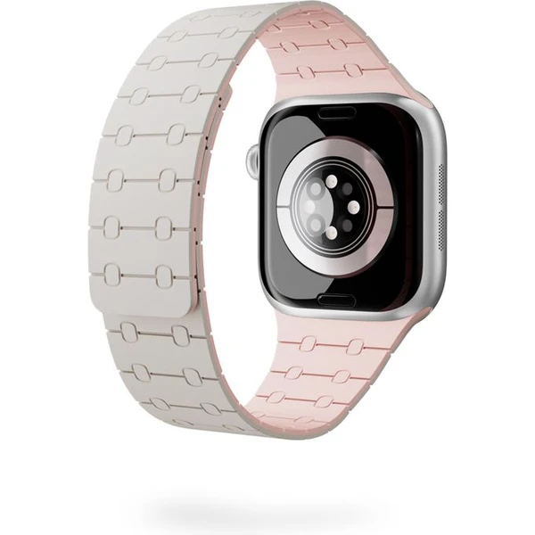 Epico Magnetic+ silikonový řemínek pro Apple Watch 49/46/45/44/42mm hvězdně bílý - Řemínky - Obrázek P0SJ000K01