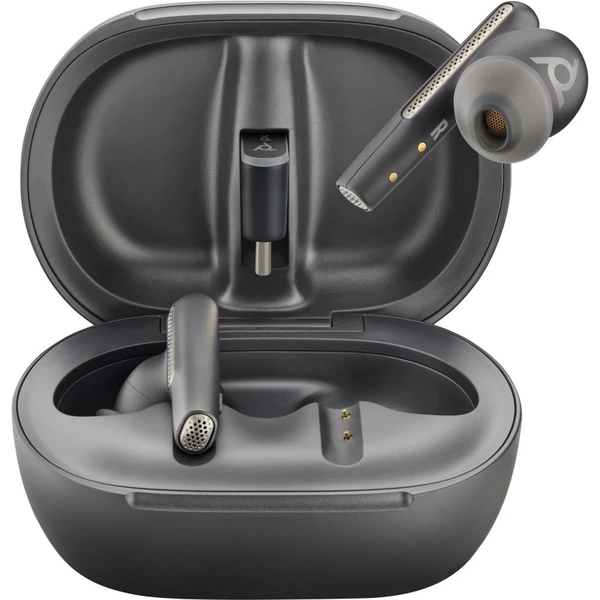 Poly Voyager Free 60+ UC M sluchátka černá + BT700 USB-C adaptér - Sluchátka - Obrázek P14A000J01