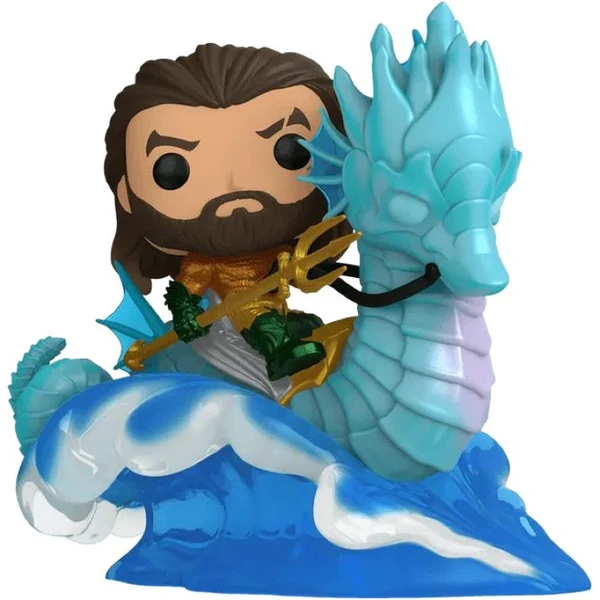 Funko POP! #295 Ride DLX: Aquaman and the Lost Kingdom - Aquaman on Storm - Funko POP! - Obrázek P16D000P01
