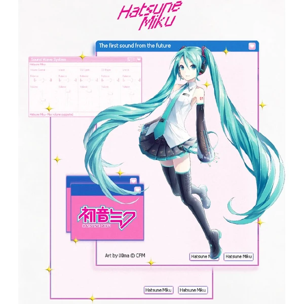 Tričko dámské Hatsune Miku - Pop Up M - Trička - Obrázek P1J8000L01