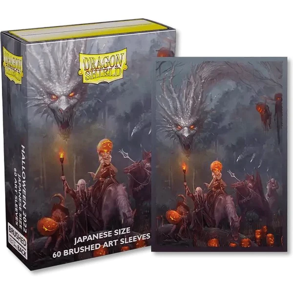 Dragon Shield Japanese size Brushed Art Sleeves - Halloween 2022 (60 Sleeves) - Obaly na karty - Obrázek P2OH100501