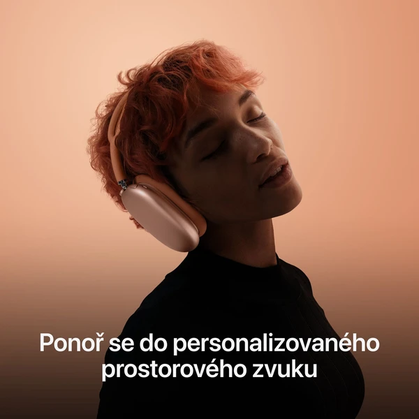 Apple AirPods Max (2024) bezdrátová sluchátka hvězdně bílá - Sluchátka - Obrázek P2R7000K01