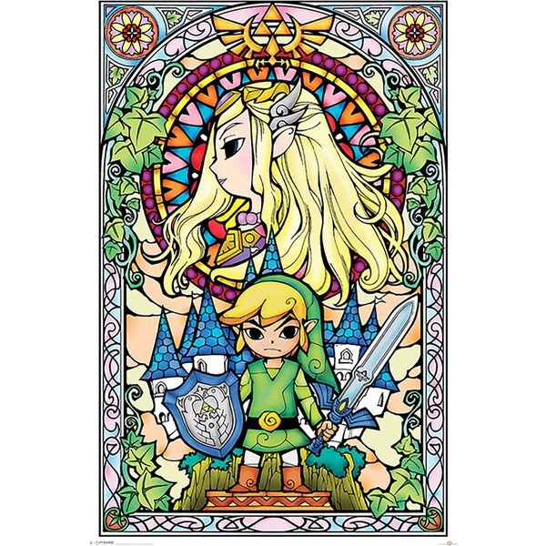 Levně Plakát The Legend Of Zelda - Stained Glass (230)