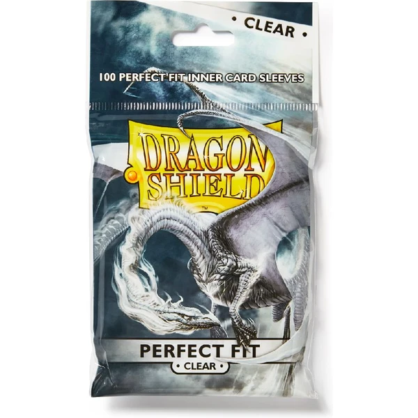 Dragon Shield Standard Perfect Fit Sleeves -průhledné (100 sleevů) - Obaly na karty - Hlavní obrázek