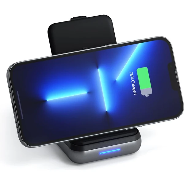 Satechi Powerbanka s bezdrátovou nabíječkou 10 000 mAh vesmírně šedá - Powerbanky - Obrázek PBH8000601
