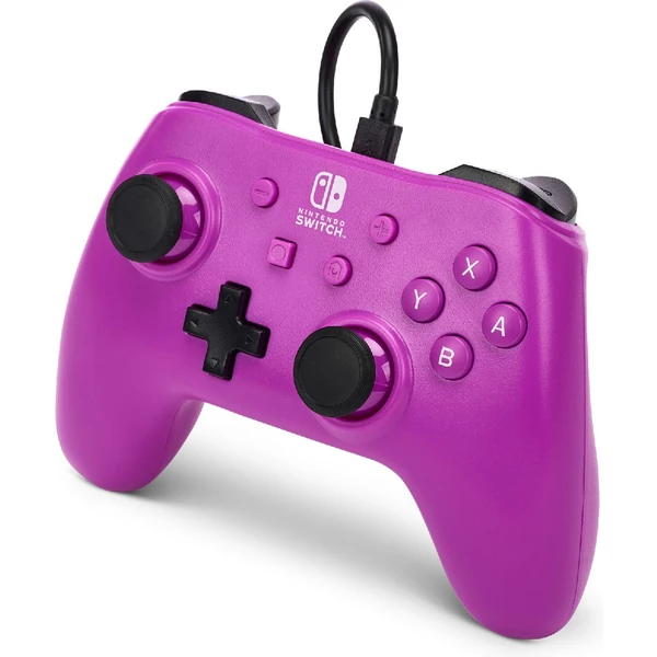 PowerA drátový herní ovladač fialový (Switch) - Herní ovladače - Obrázek PGMM100501
