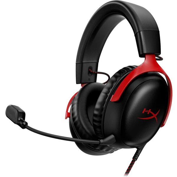 HyperX Cloud III herní headset červený - Sluchátka - Hlavní obrázek