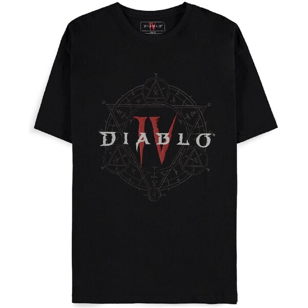 Levně Tričko Diablo IV - Pentagram Logo L