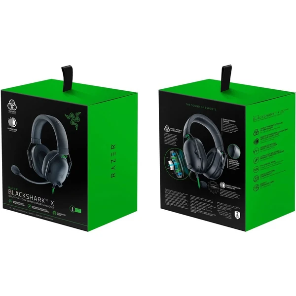 Razer BlackShark V2 X černé licencované pro PlayStation - Sluchátka - Obrázek PP05000N01