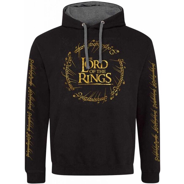 Mikina Lord of the Rings - Gold Foil Logo S