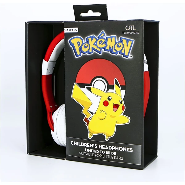 OTL dětská náhlavní sluchátka s motivem Pokémon červené - Sluchátka - Obrázek PQHB300401