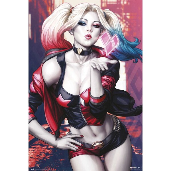 Levně Plakát Harley Quinn - Kiss (13)